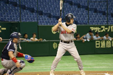 まるでプロ野球選手のよう