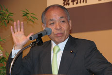 鈴木宗男衆議院議員から講演を受けました
